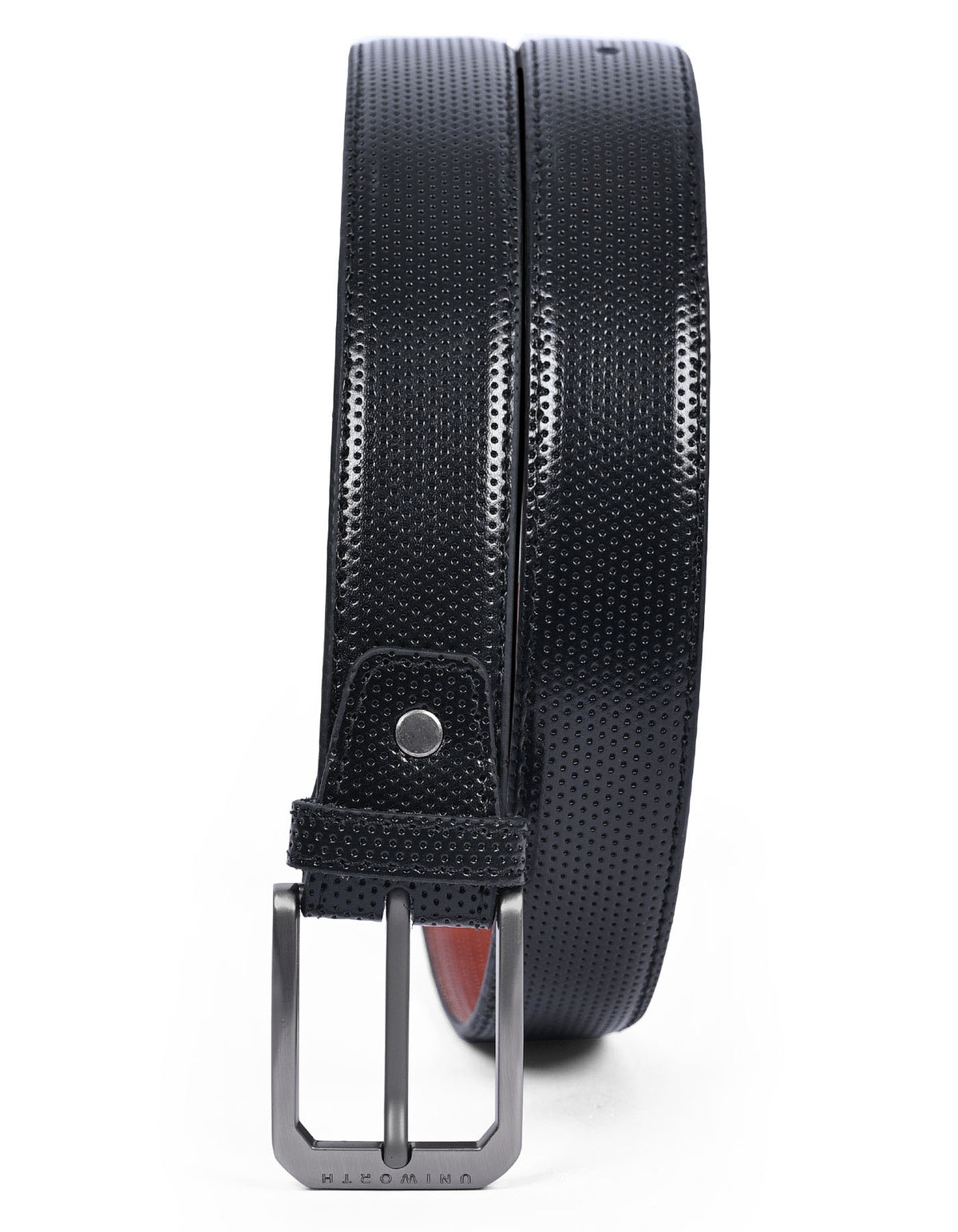 Formal Belt Pin Buckle Black BTF2506 Uniworth Single Side BTF2506-32