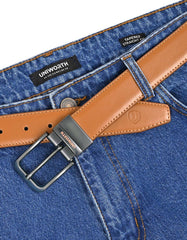 Formal Belt Premium Buckle Rust BTP2601 Uniworth Double Side BTP2601-38