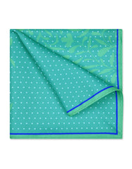 Sea Green Plain Pocket Square