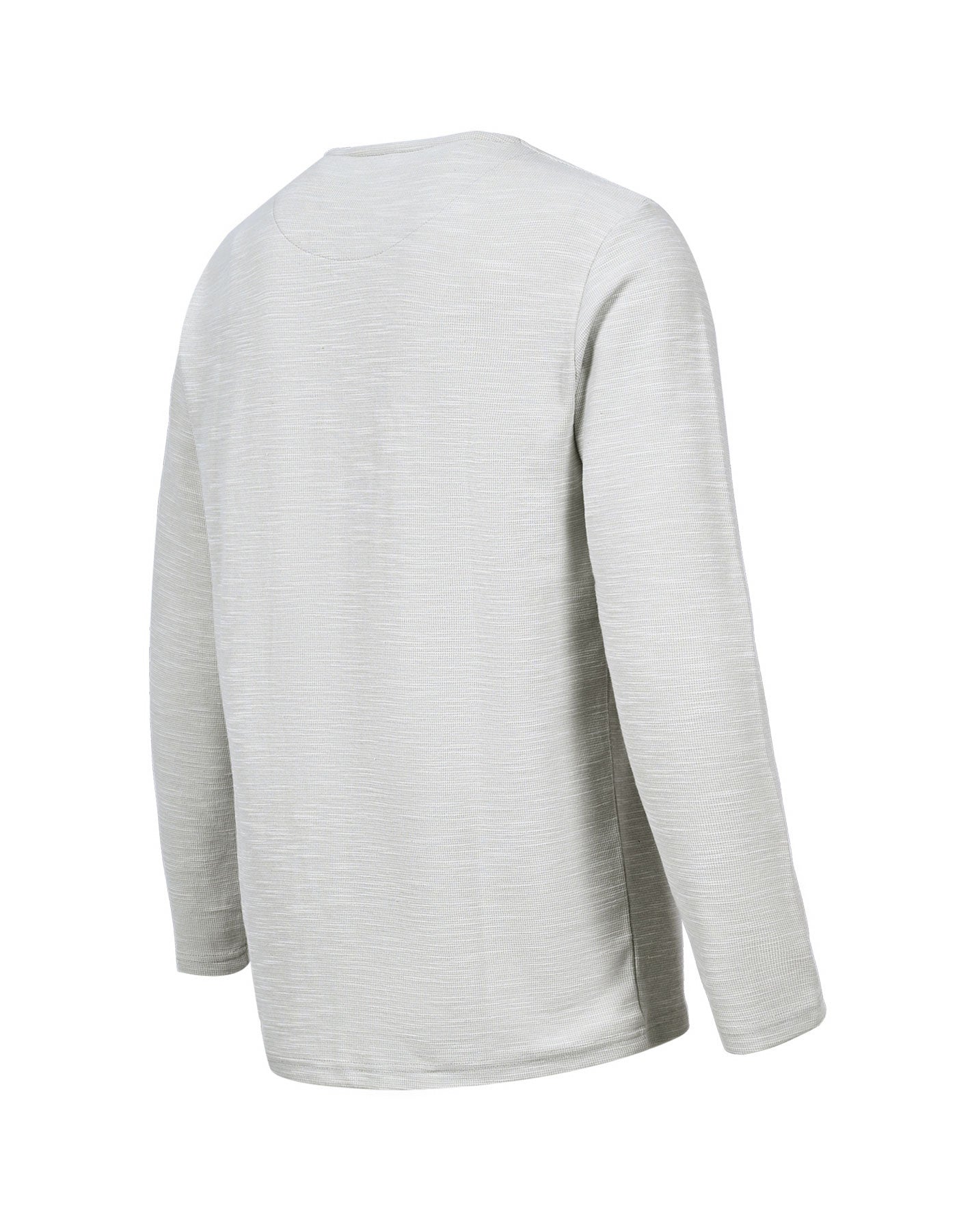 Chrome Texture Long Sleeve Crew Neck T-shirt