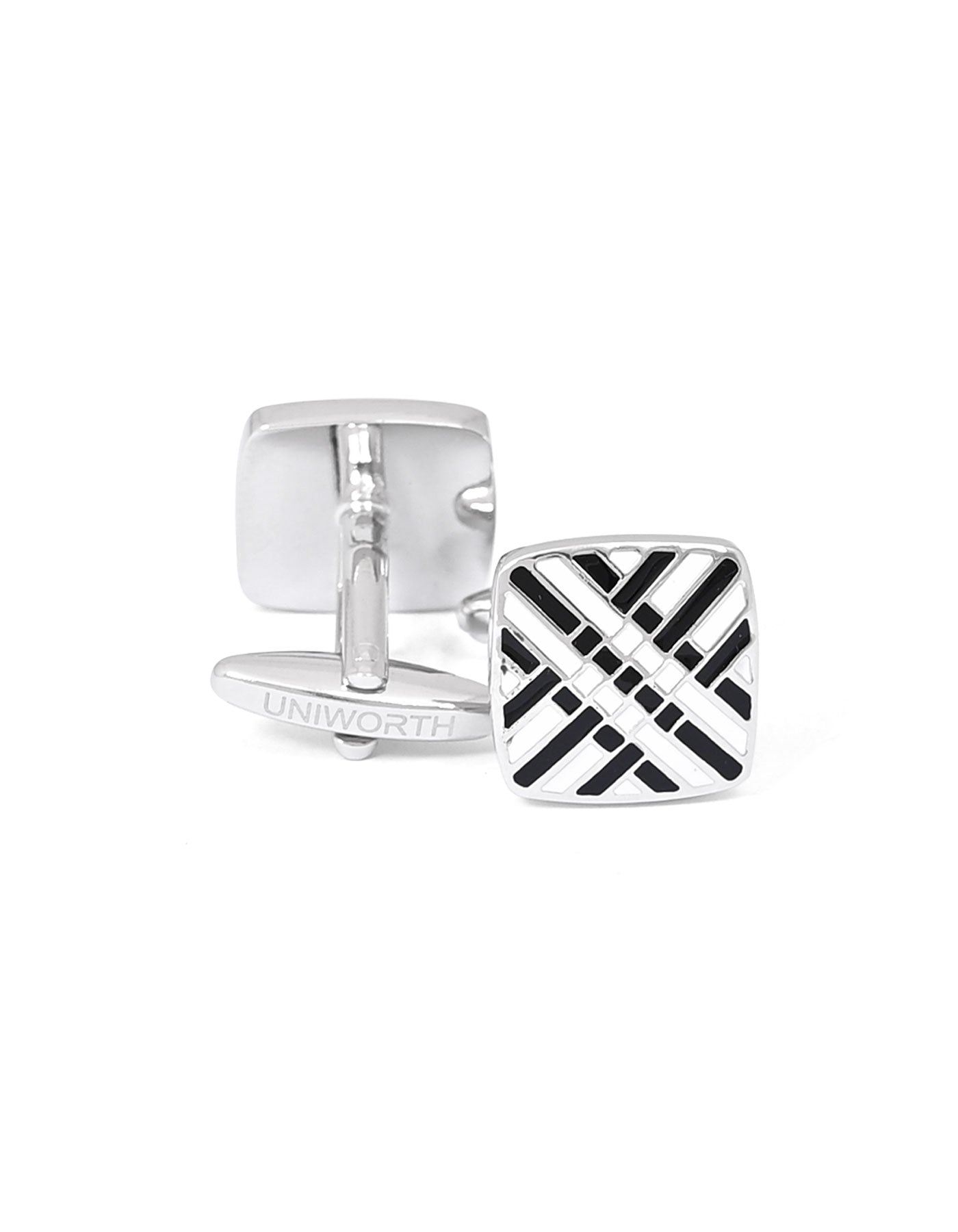 Black Square Cufflink