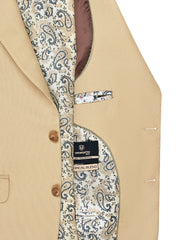 Beige Tailored Smart Fit Coat CC2525-42