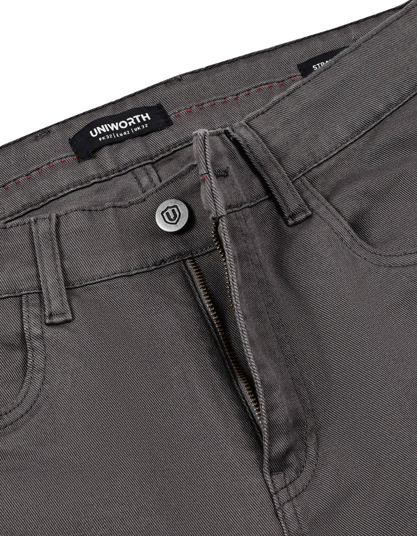 Grey Straight Fit  Denim DM2623-32
