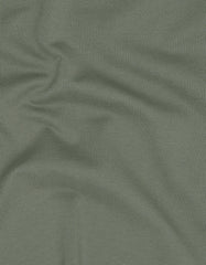 Olive Plain Pique Polo Shirt