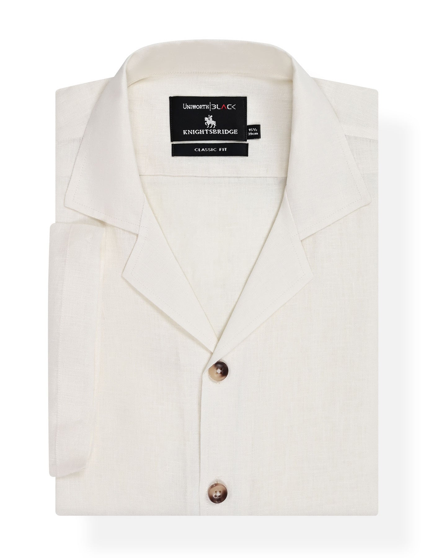 Plain Cream Classic Fit Shirt FS2412RH-14.5