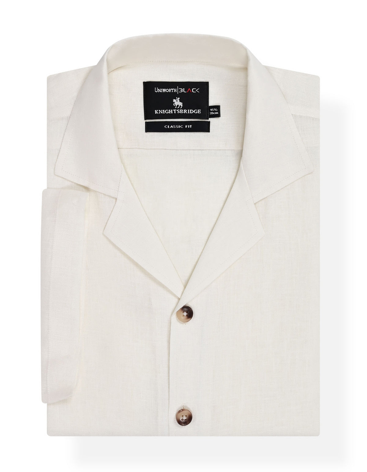 Plain Cream Classic Fit Shirt FS2412RH-14.5