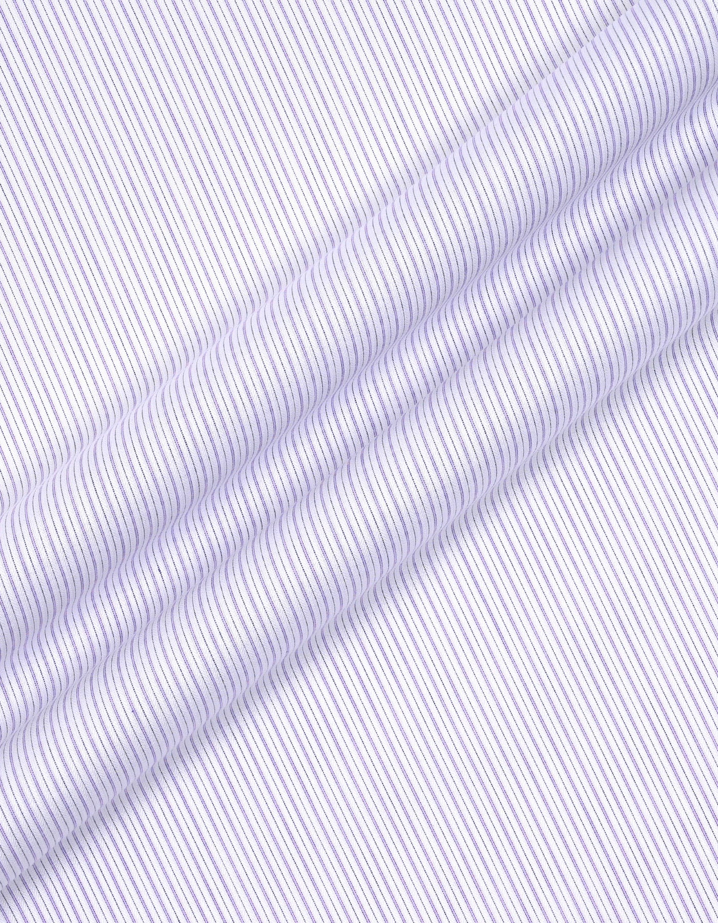 Stripe Purple Tailored Smart Fit Shirt FS2929-1SF-16
