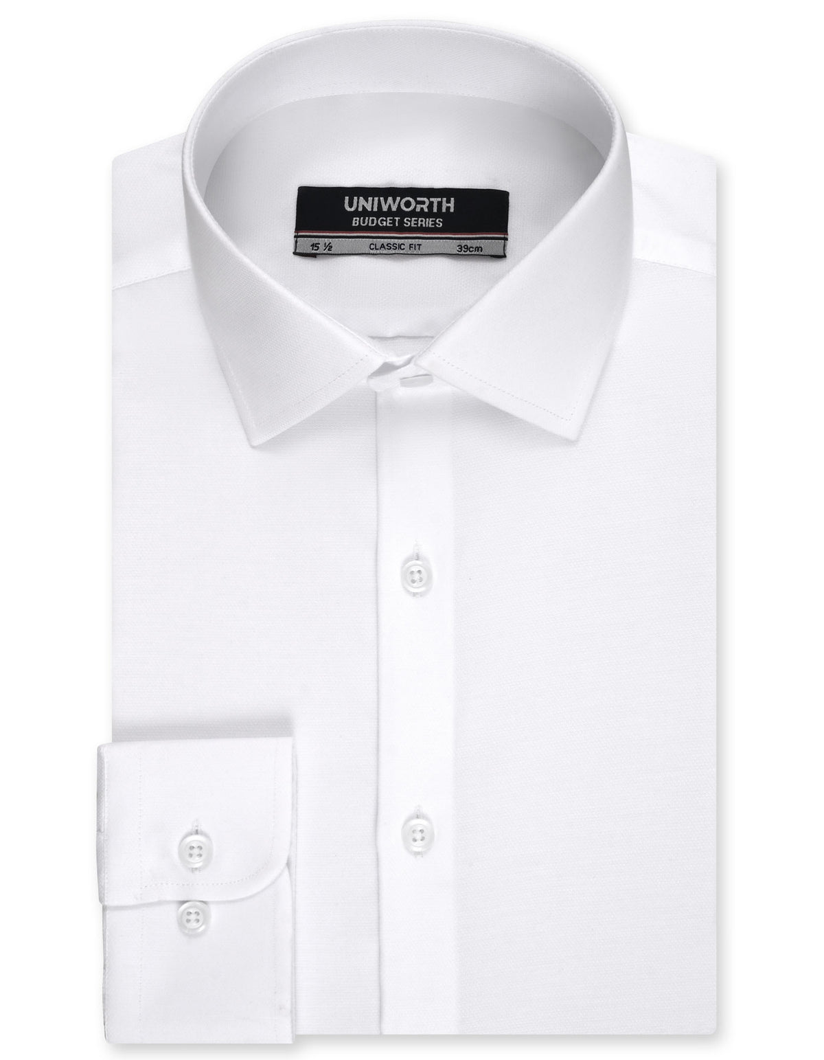 Plain White Classic Fit Shirt FS1758RF-14.5