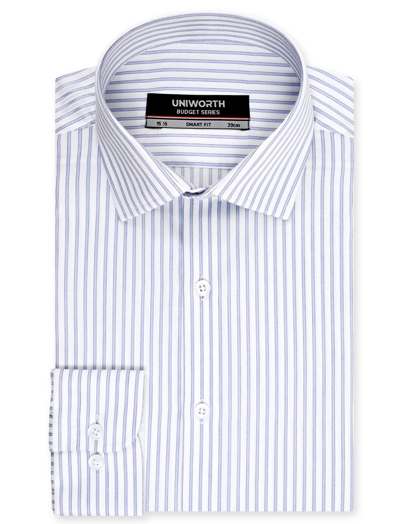 Stripe Blue Tailored Smart Fit Shirt FS2931-1SF-14.5
