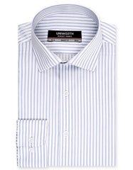 Stripe Blue Tailored Smart Fit Shirt FS2931-1SF-14.5