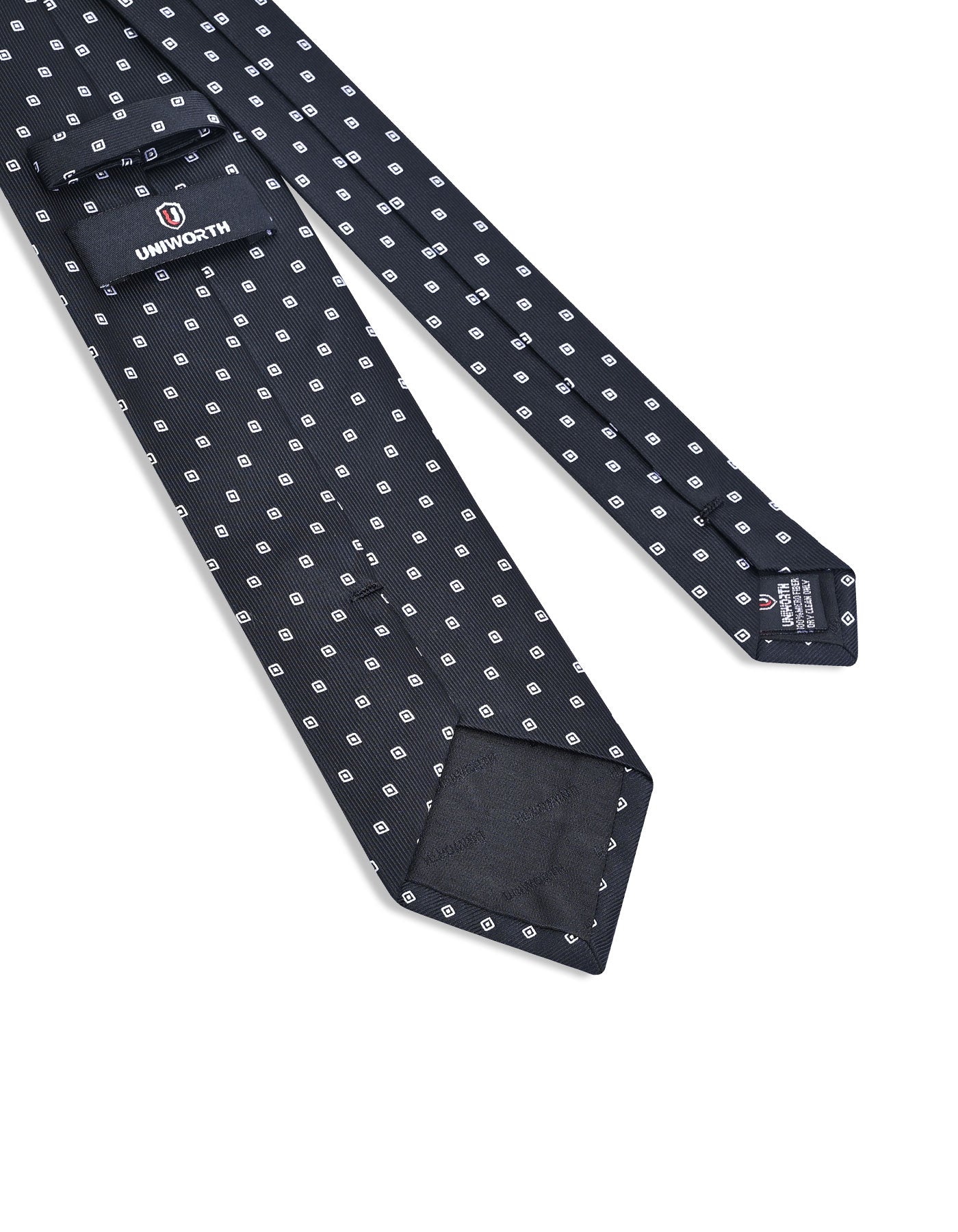 Black Geometric Tie