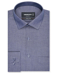 Self Navy Classic Fit Shirt FS20445RF-14.5