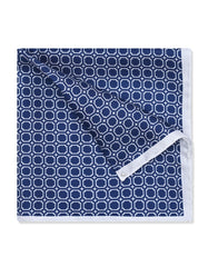 Blue Dotted Pocket Square