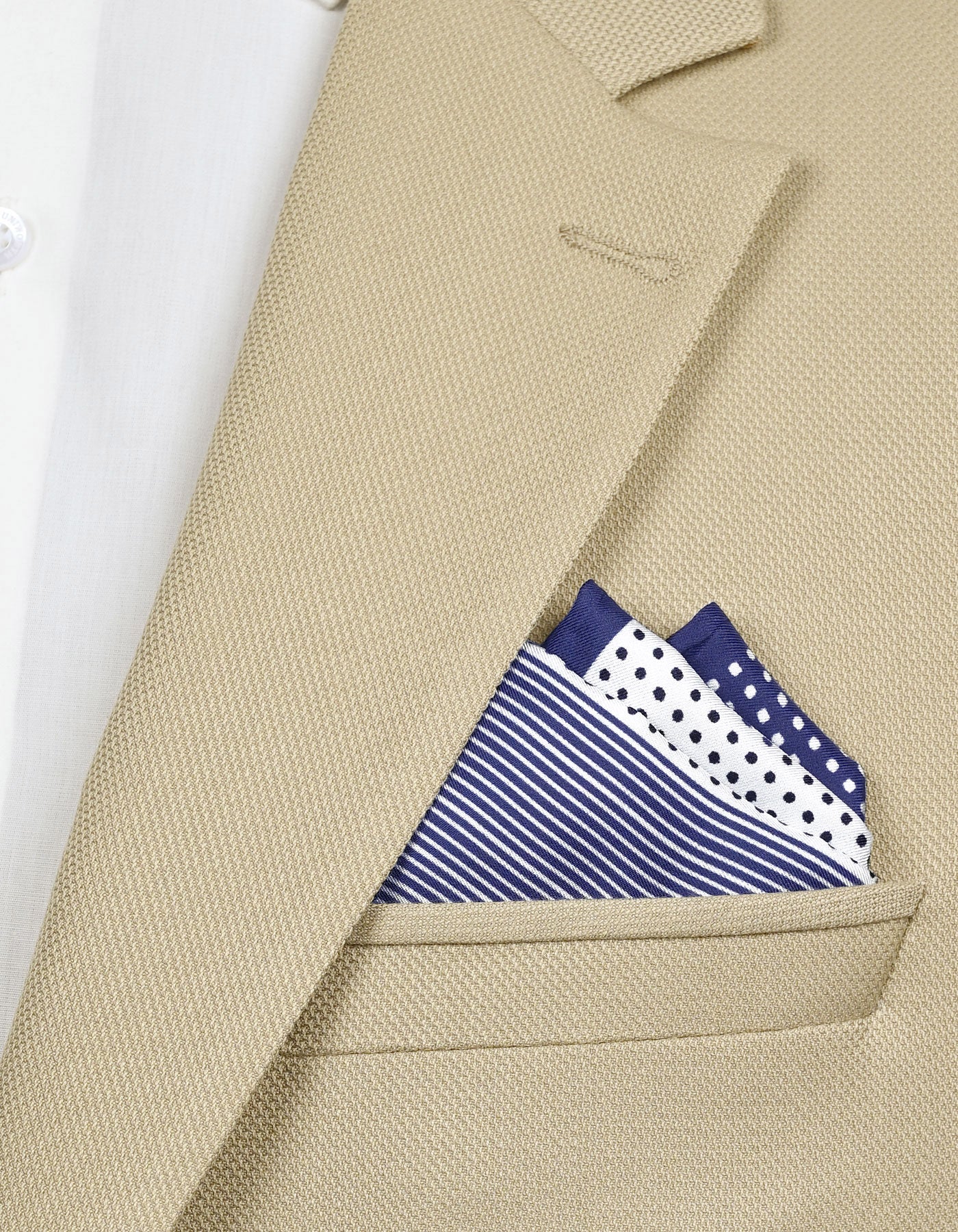 Multi Dotted Pocket Square