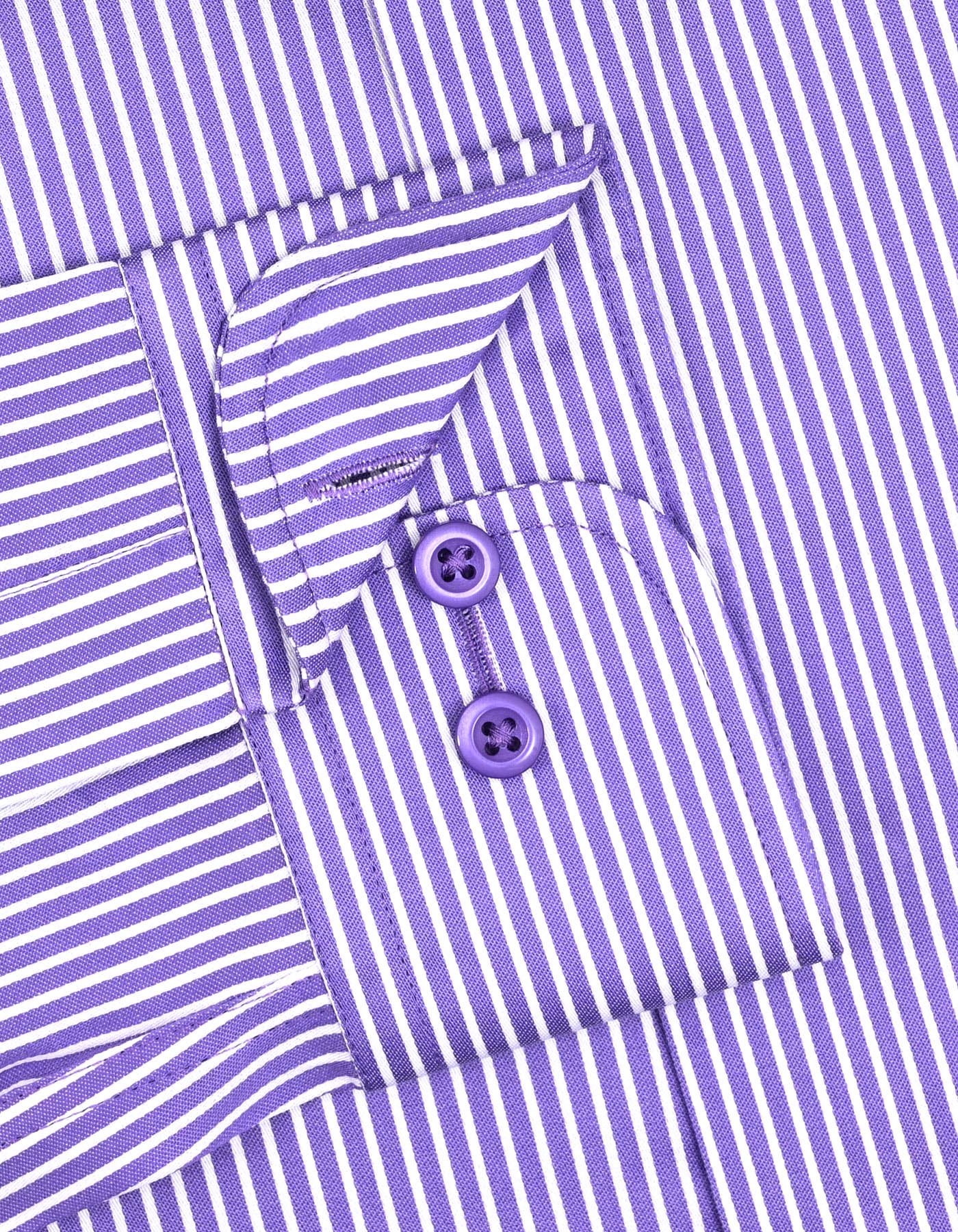 Stripe Violet Classic Fit Shirt FS2871-5RF-15.5