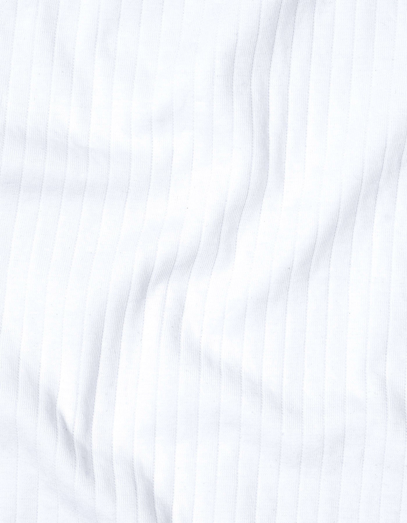 White Texture Jersey Polo Shirt
