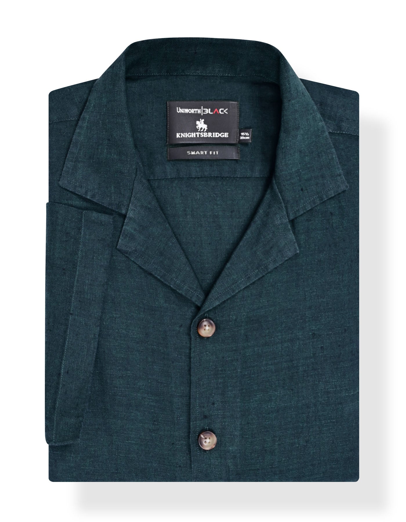 Plain Green Tailored Smart Fit Shirt FS2421SH-14.5