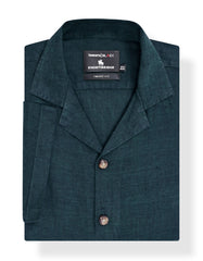 Plain Green Tailored Smart Fit Shirt FS2421SH-14.5