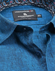 Plain Blue Classic Fit Shirt FS2424-1RF-15