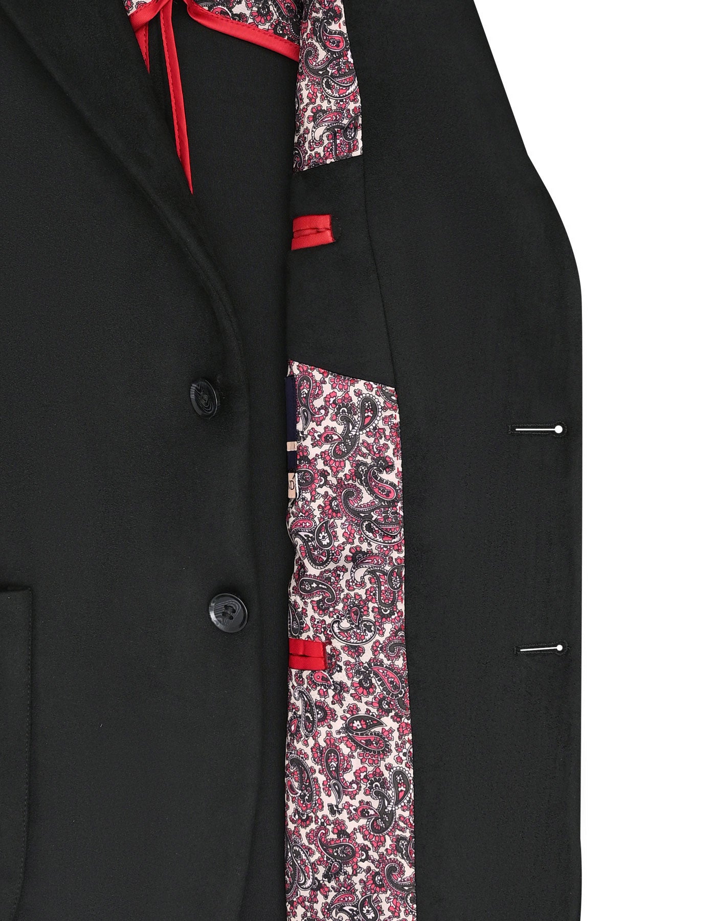 Black Tailored Smart Fit Coat CC2530-42