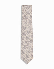 Pale Gold Floral Tie