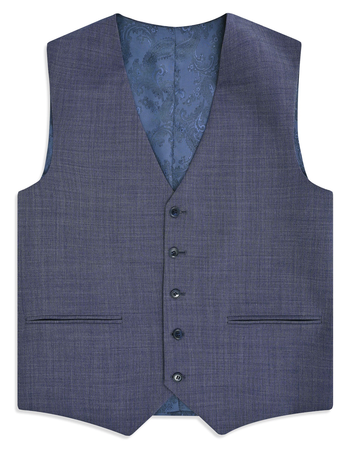 Blue Plain Suit ST2742S-38
