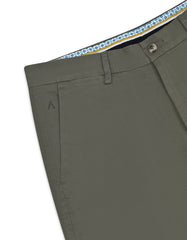 Olive Classic Fit Cotton Trouser FTC2525C-34