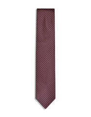 Brown Geometric Tie