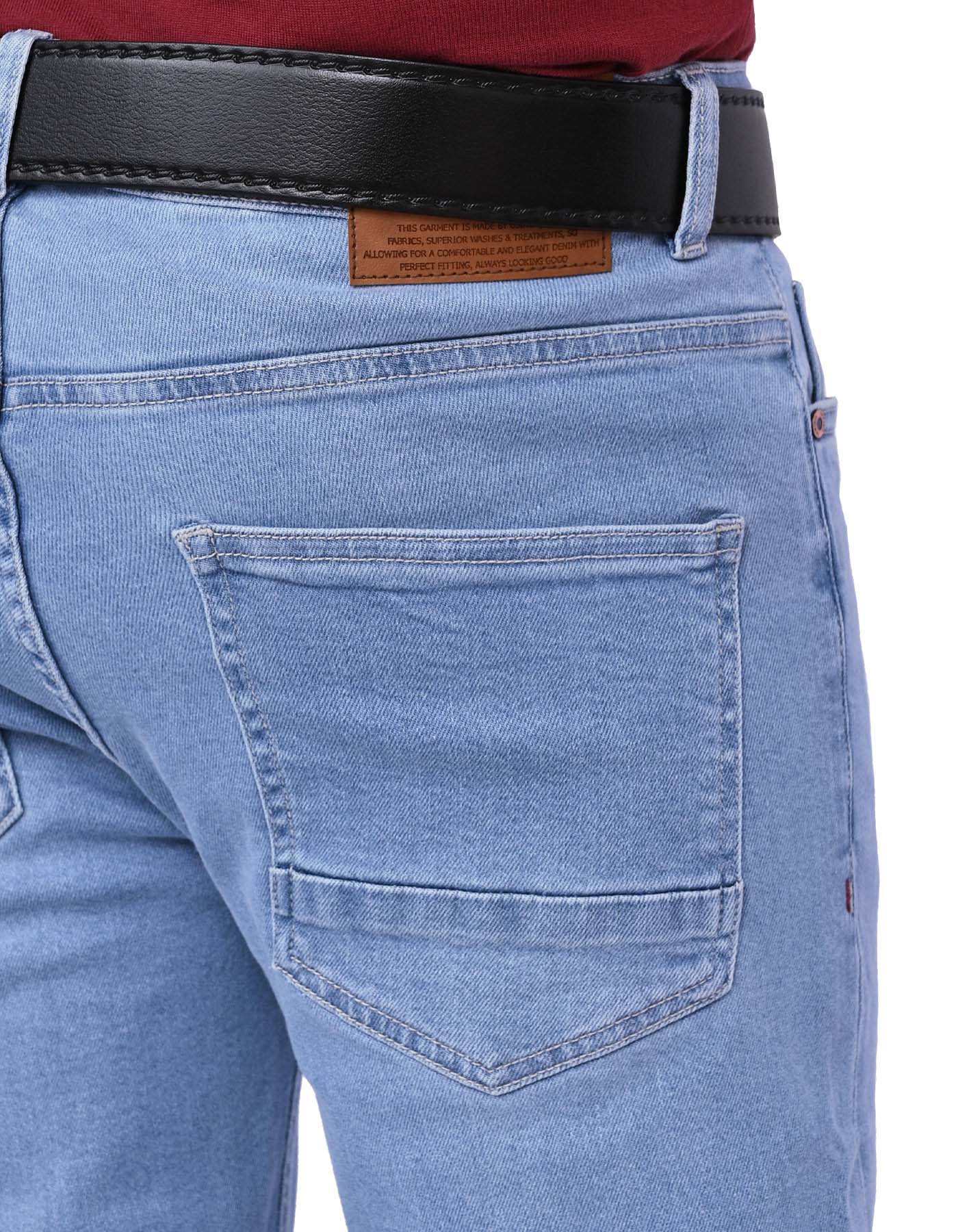 Ice Blue Straight Fit  Denim DM2537-36