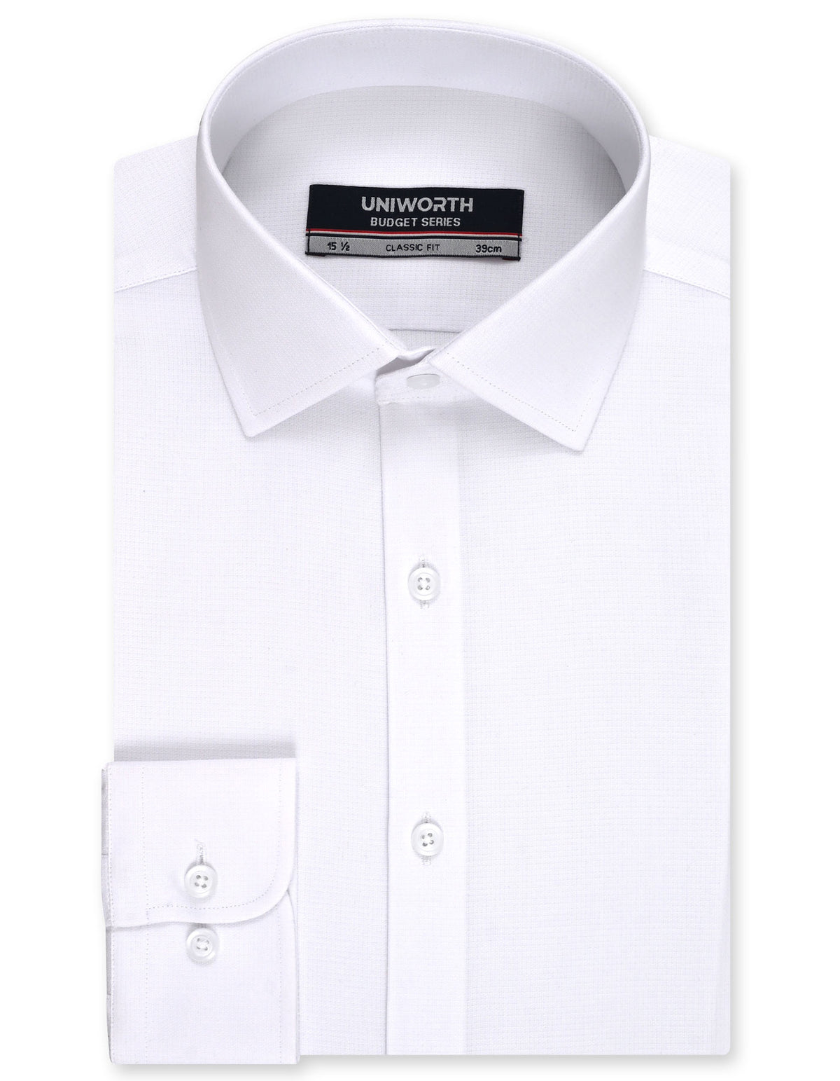 Self White Classic Fit Shirt FS1752-1RF-14.5