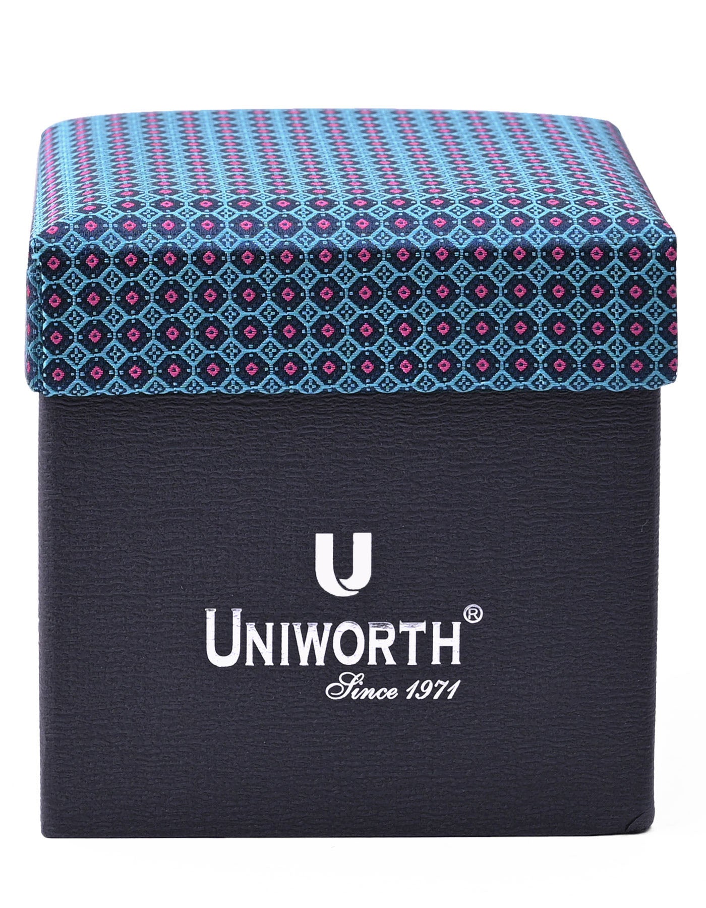 Teal Texture Cufflink Tie Set