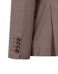 D Khaki Plain Suit ST2609-5S-38