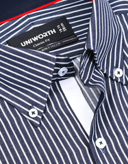 Stripe Navy Classic Fit Shirt FS2823RF-15