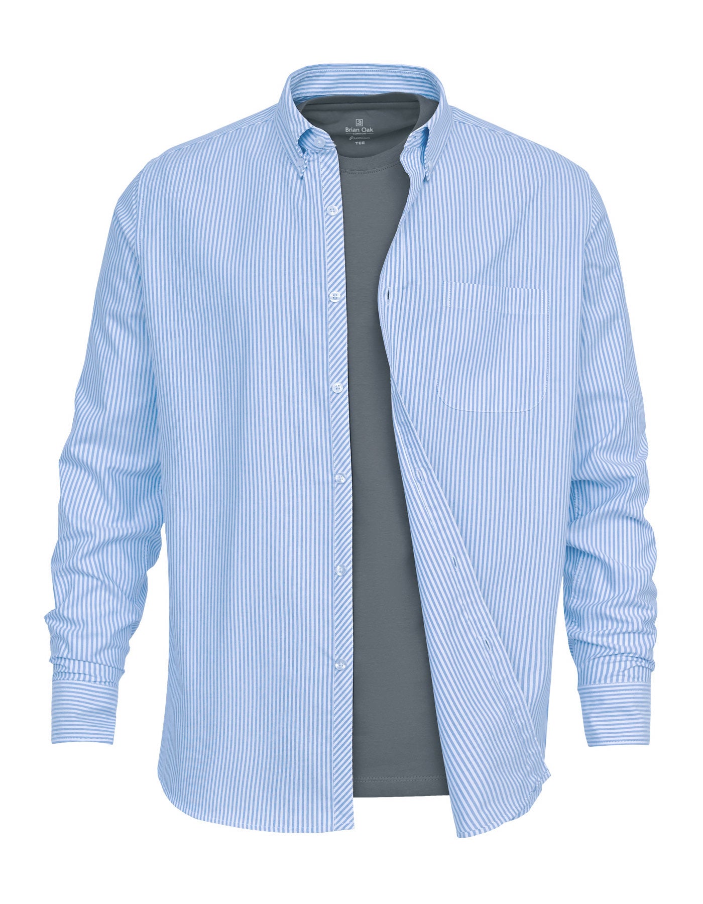 Casual Shirt Woven White L CSW2507-1 Uniworth CSW2507-1-L