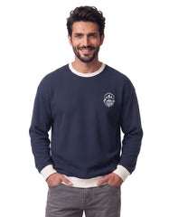 Navy Outdoor Graphic Relaxed Sweatshirt