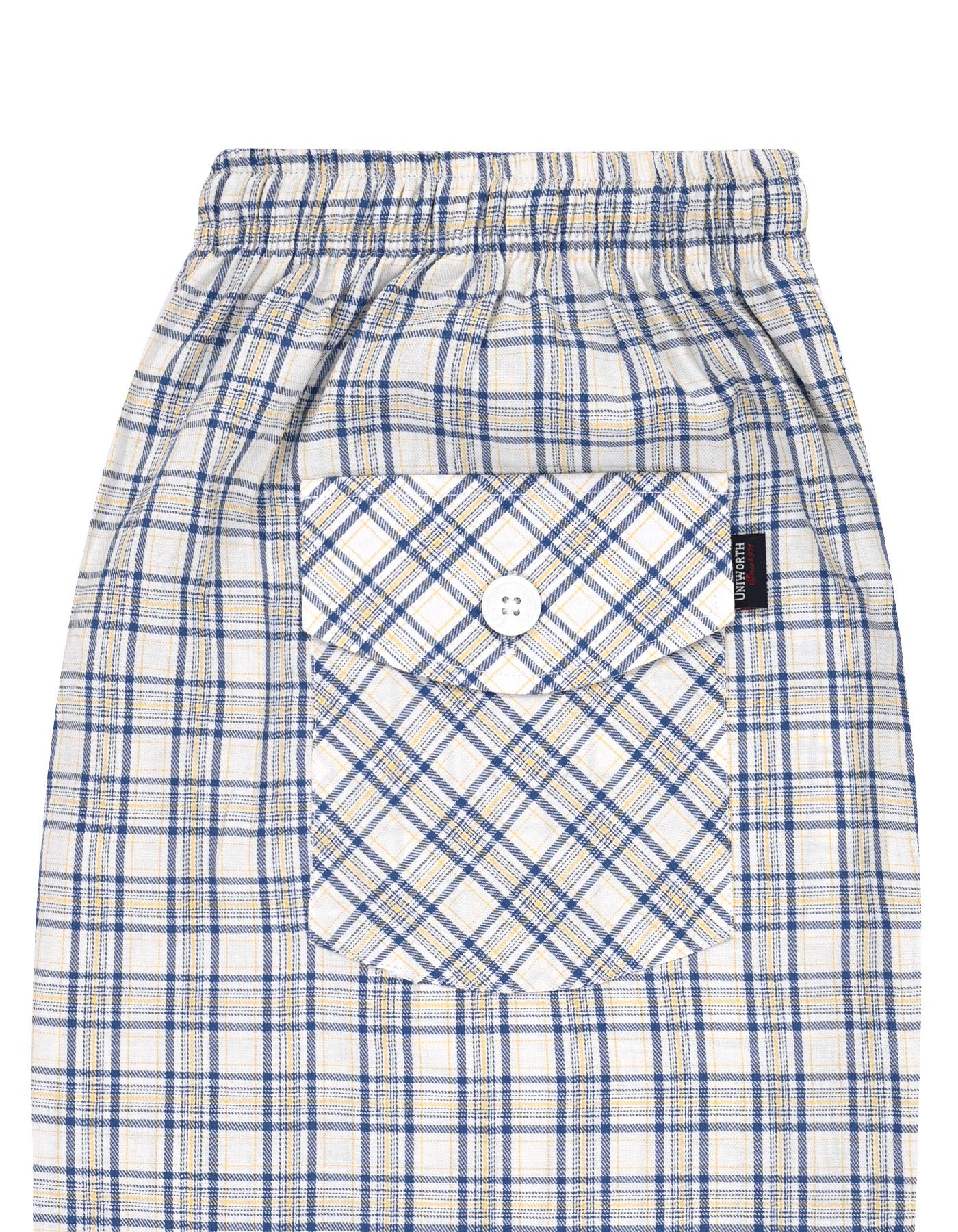 Royal Blue Cross Pocket Woven LPJ2613-L