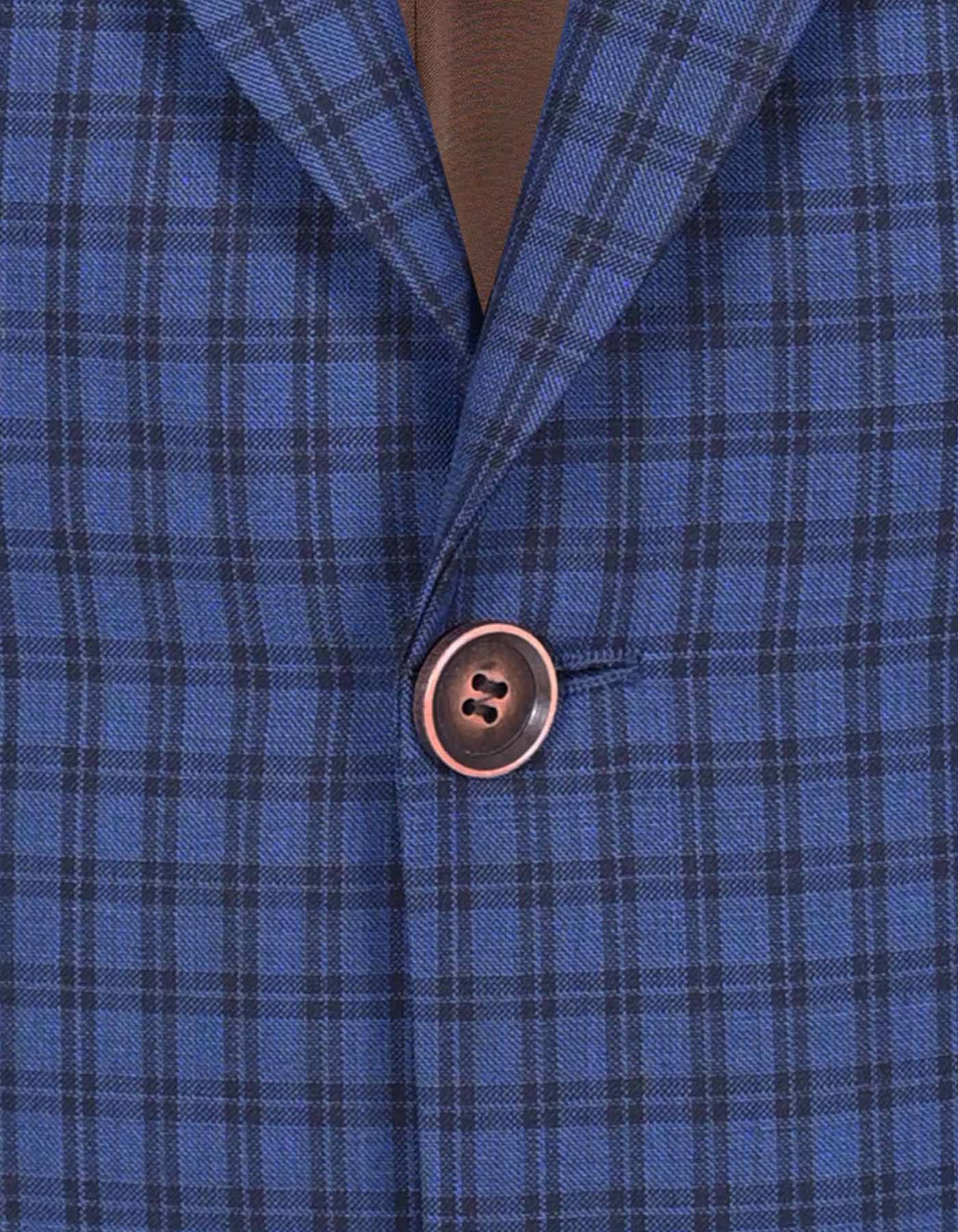 Navy Tailored Smart Fit Coat CC2292-38