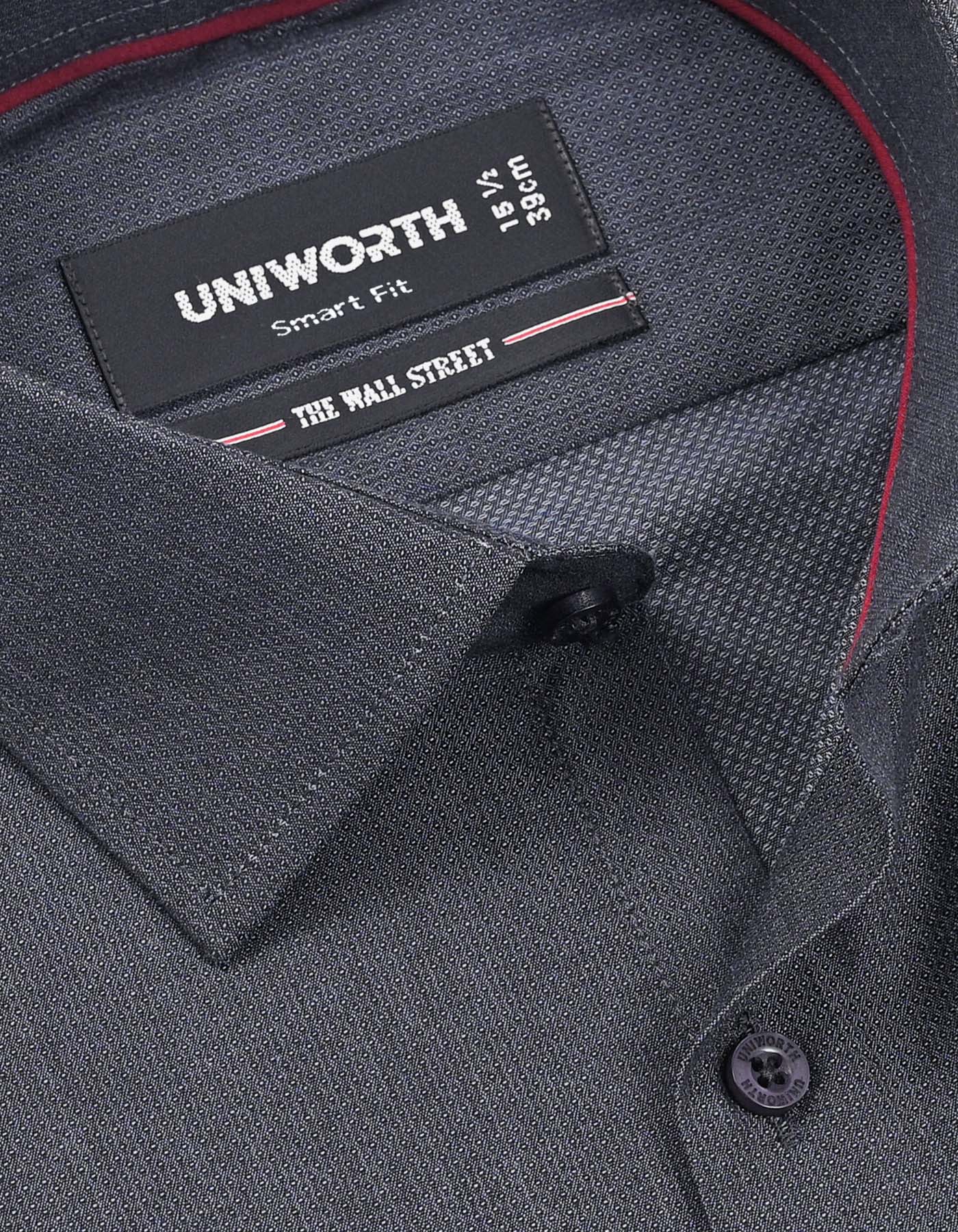 Self Grey Tailored Smart Fit Shirt FS20459SF-15