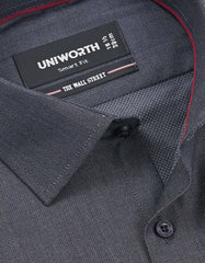 Self Grey Tailored Smart Fit Shirt FS20459SF-15