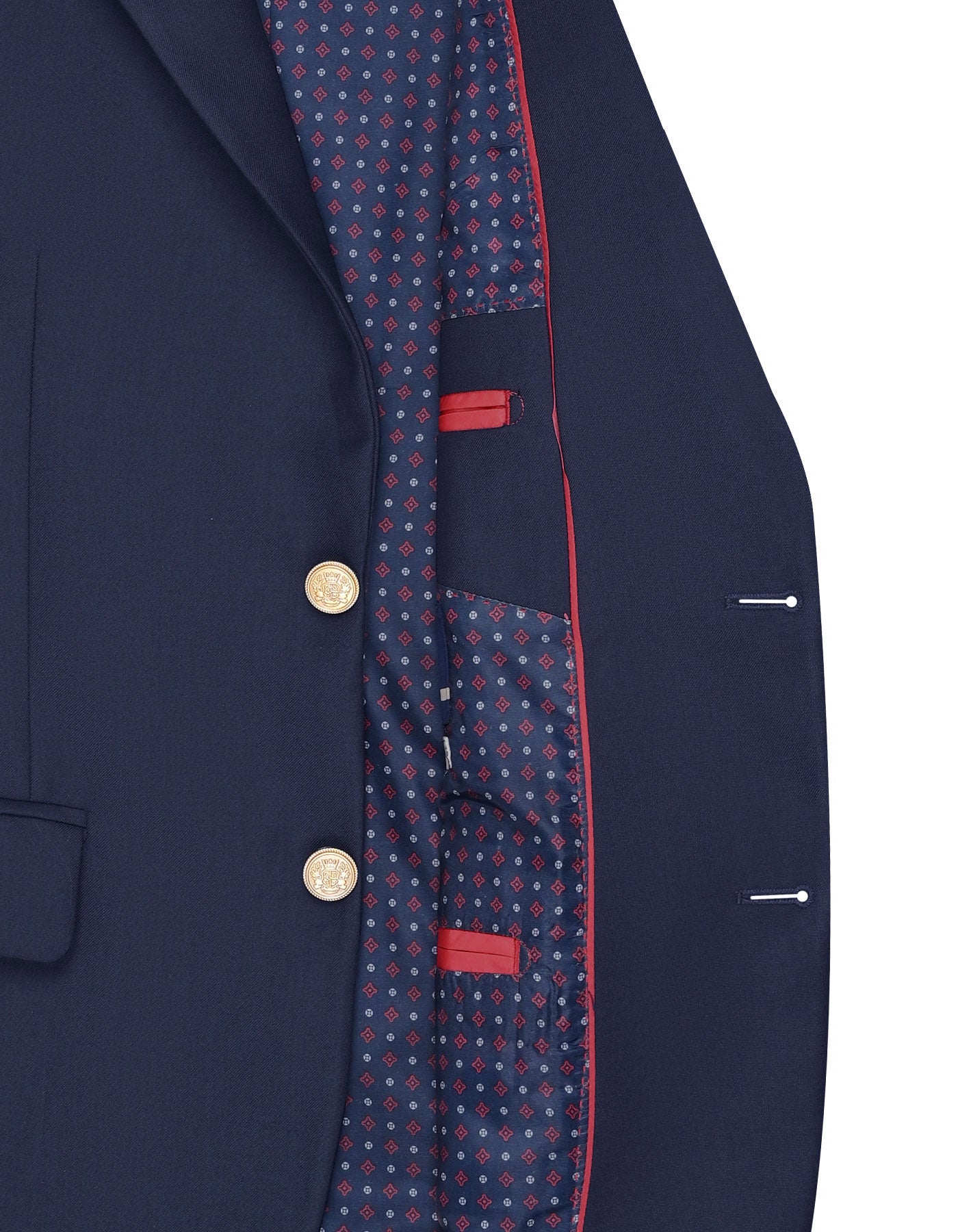 Navy Tailored Smart Fit Coat CC2519-42