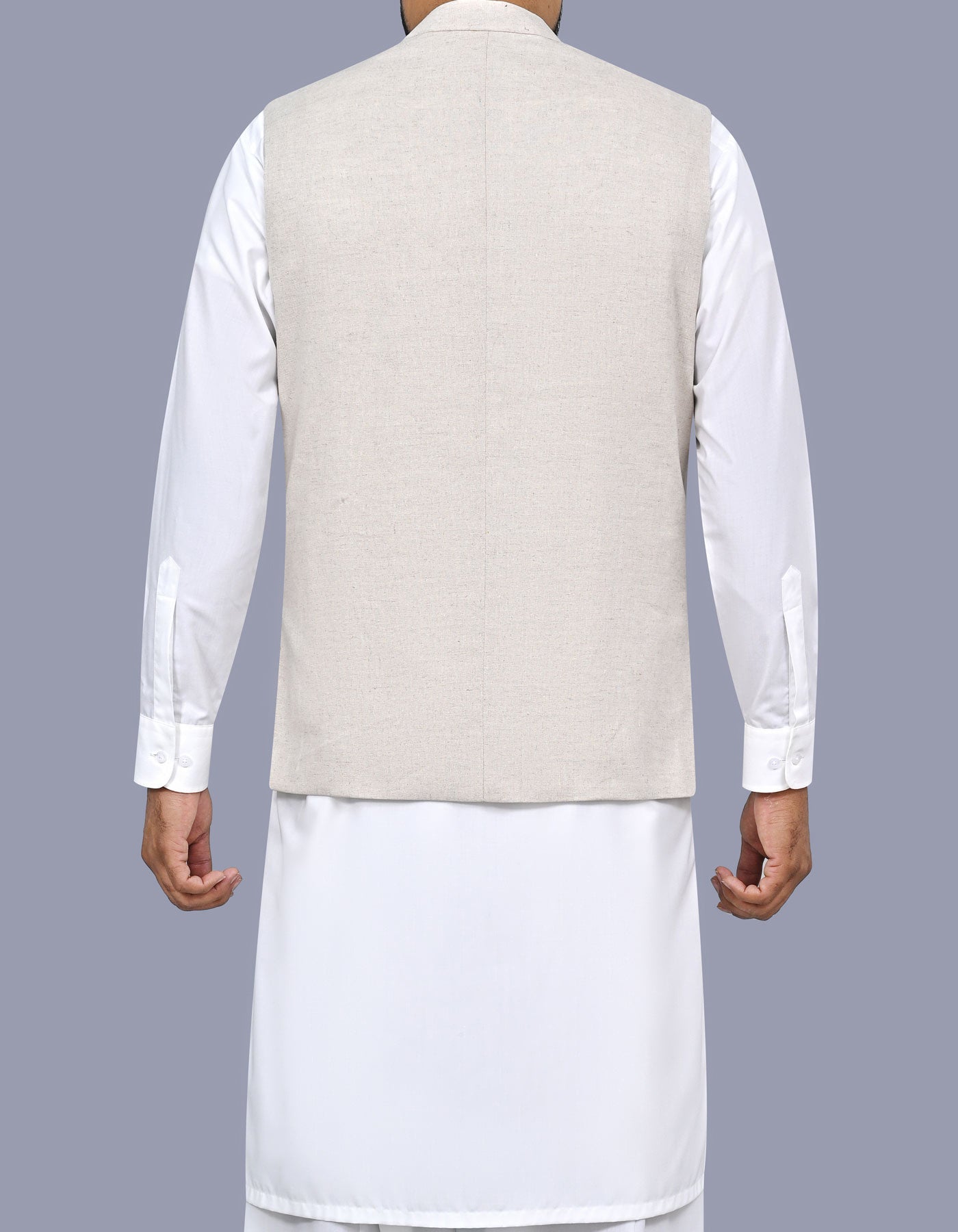 Beige Texture Waist Coat WC2603C-40
