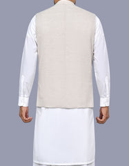 Beige Texture Waist Coat WC2603C-40