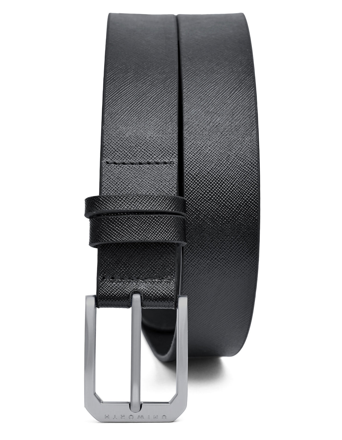 Formal Belt Pin Buckle Black BTF2501 Uniworth Single Side BTF2501-32