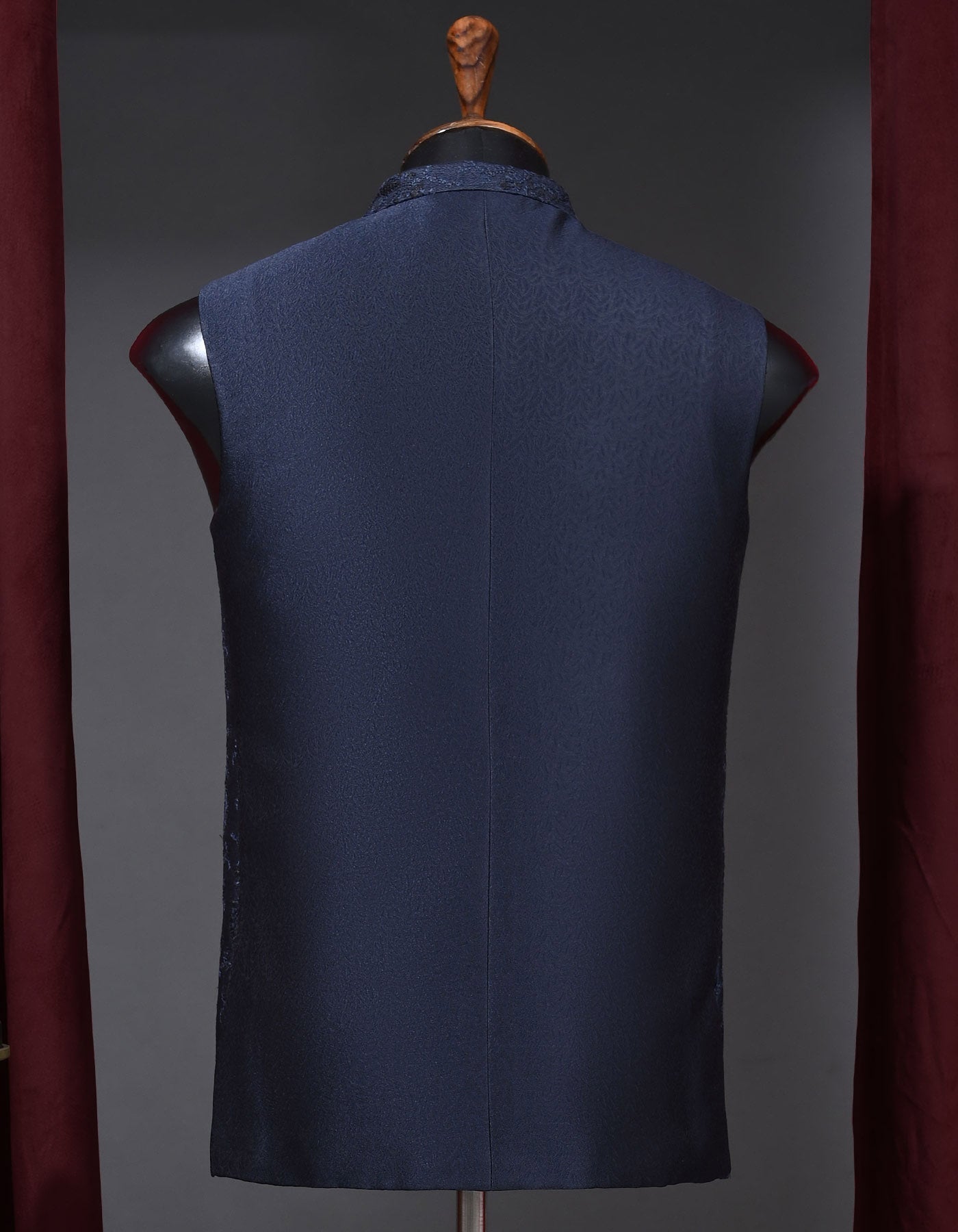 Designer Waist Coat Navy L 1PAJWC827-2 Uniworth Designer Waist Coat 1PAJWC827-2-L