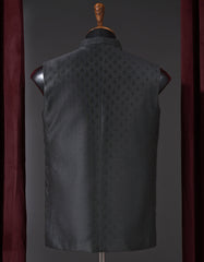 Designer Waist Coat Black L 1PAJWC828-1 Uniworth Designer Waist Coat 1PAJWC828-1-L