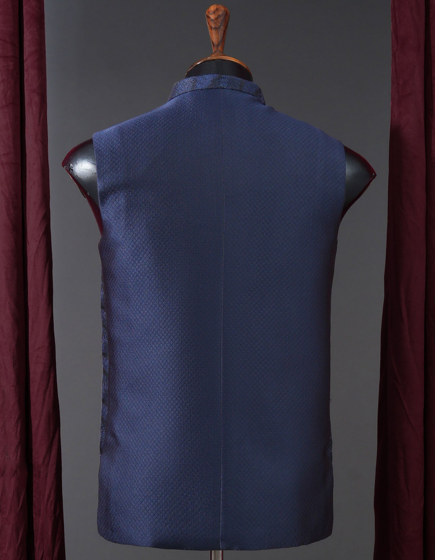 Designer Waist Coat Navy L 1PAJWC828-2 Uniworth Designer Waist Coat 1PAJWC828-2-L