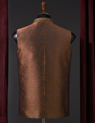 Designer Waist Coat Rust L 1PAJWC828-3 Uniworth Designer Waist Coat 1PAJWC828-3-L