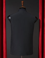 Designer Waist Coat Black L 1PAJWC830-2 Uniworth Designer Waist Coat 1PAJWC830-2-L