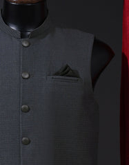 Designer Waist Coat Grey M 1PAJWC831-1 Uniworth Designer Waist Coat 1PAJWC831-1-M