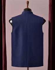 Designer Waist Coat Navy L 1PAJWC833-1 Uniworth Designer Waist Coat 1PAJWC833-1-L